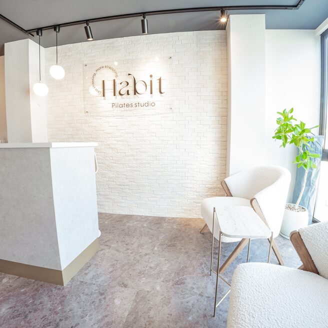 広尾のピラティススタジオHabit Pilates studio広尾店の店内